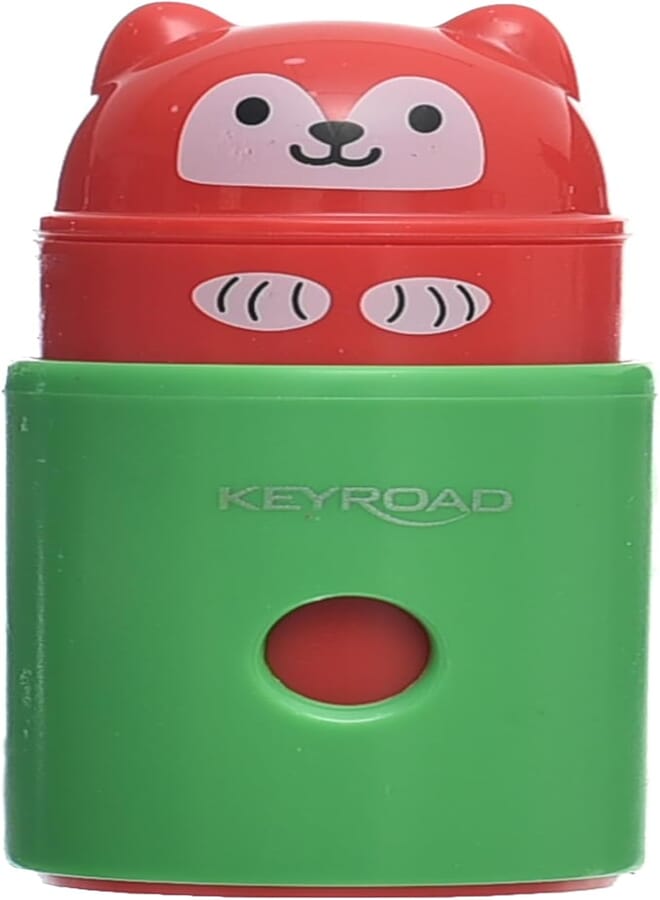 Keyroad Plastic Sharpener 1 Hole Model KR973148 small and durable pencil sharpener for daily use
